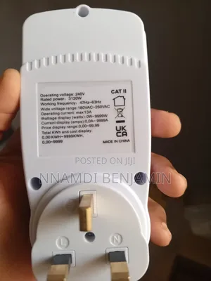 Energy Power Consumption Digital Device. AC Digital Display