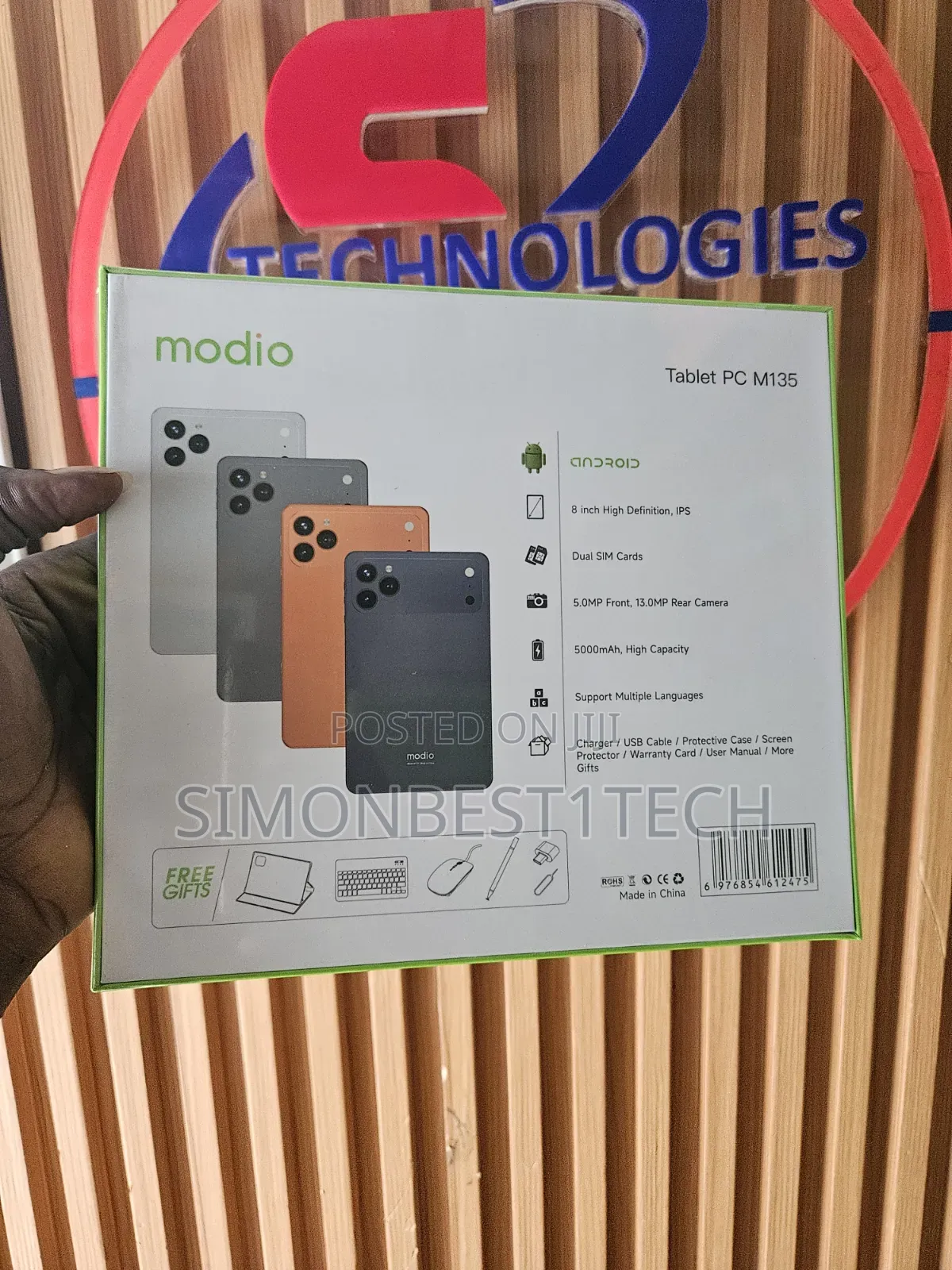 New Modio M133 512 GB Gray