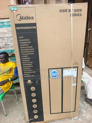 Side by Side Inverter Midea Refrigerator Set, 500L.