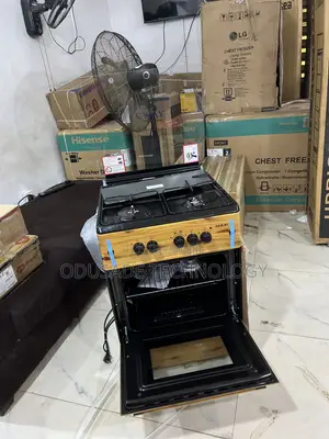 Maxi 3+1 Burner 60/60 High-Quality Wood Standing Cooker