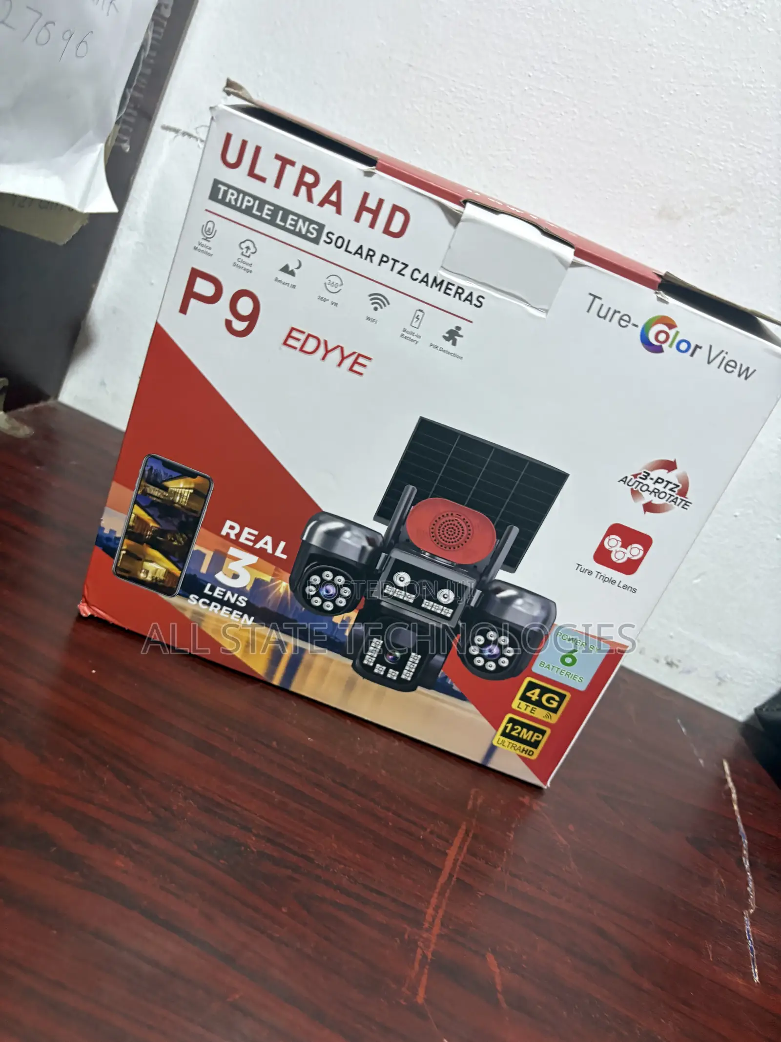 P9 EDYYE Solar Surveillance PTZ Camera
