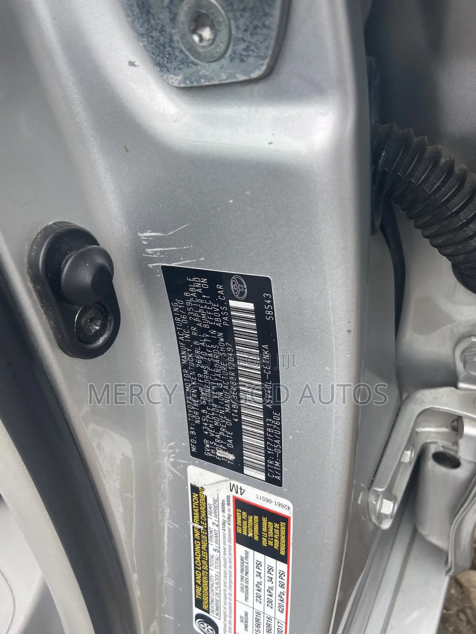 Toyota Camry 2011 Silver