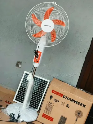 Charweek Solar Rechargeable Fan