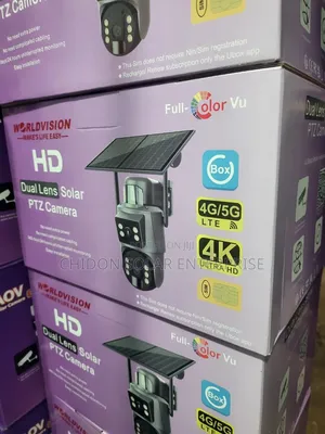 UBOX 2-Lens Solar Security Camera