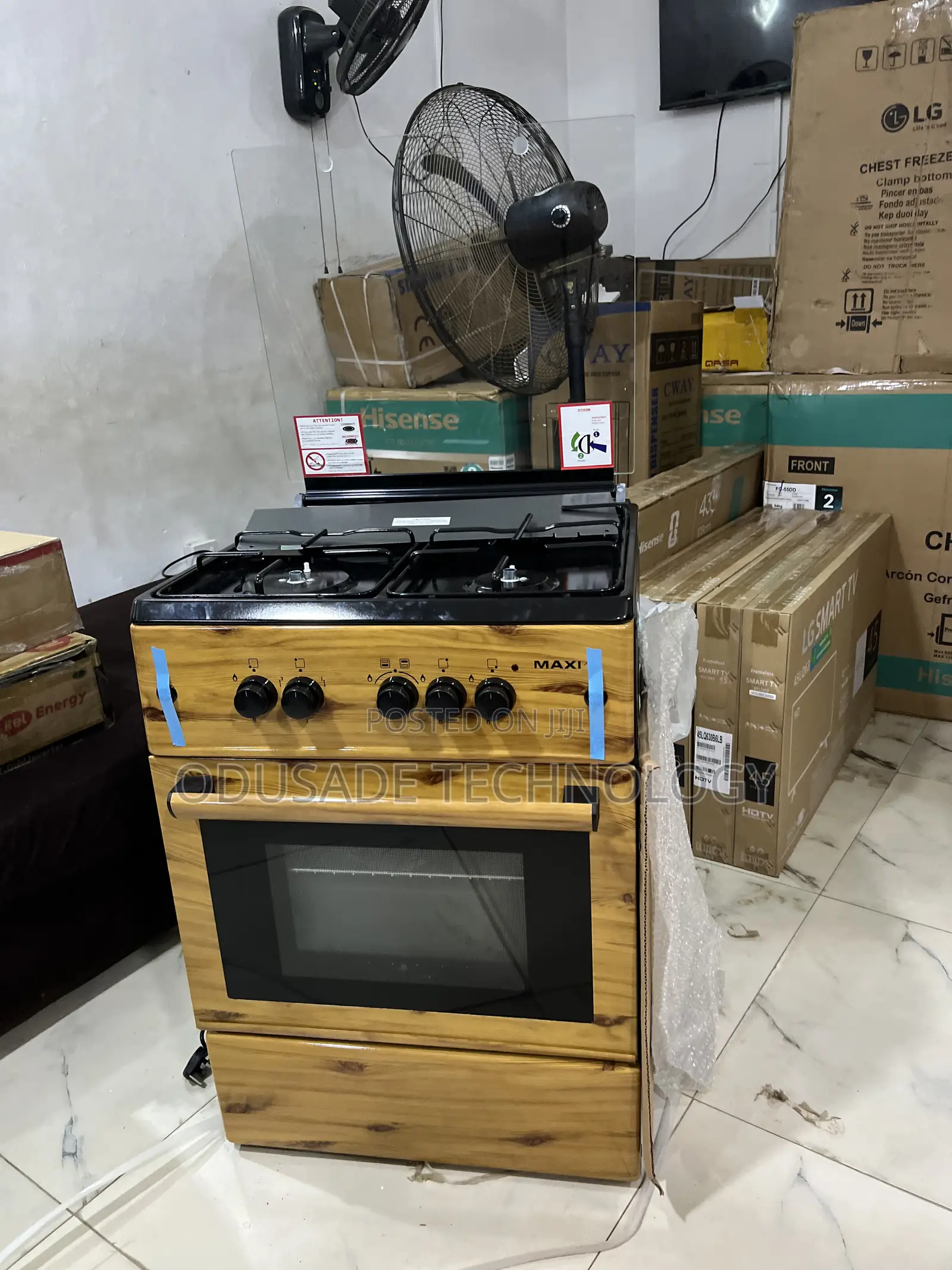 Maxi 60/60 3+1 Simple Gas Cooker