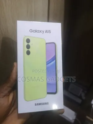 New Samsung Galaxy A15 5G 128 GB Yellow