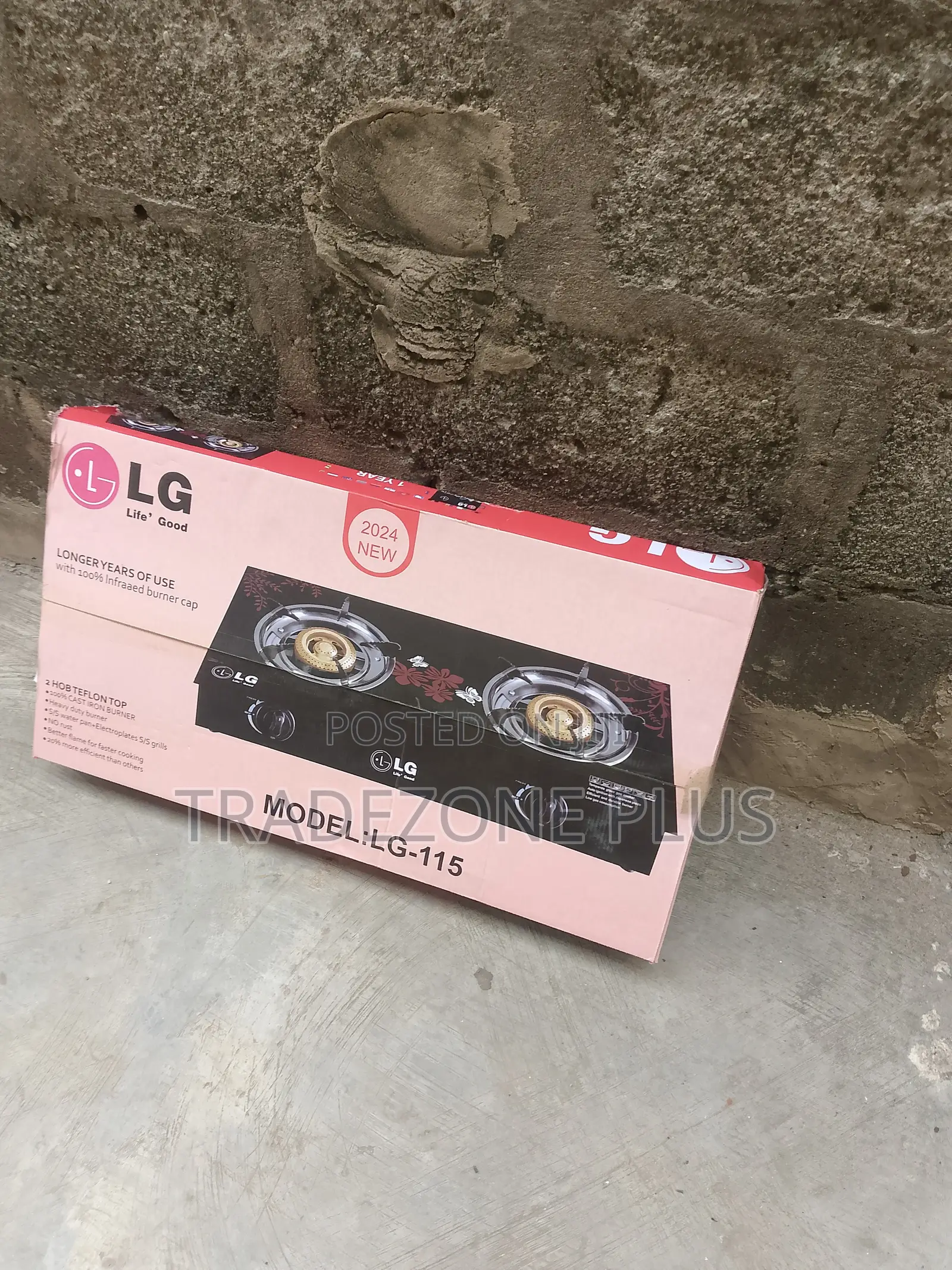 LG Two Face Gas Cooking Unit – Durable Design