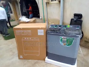 Synix 8KG Twin Tub Washer With Powerful Spin