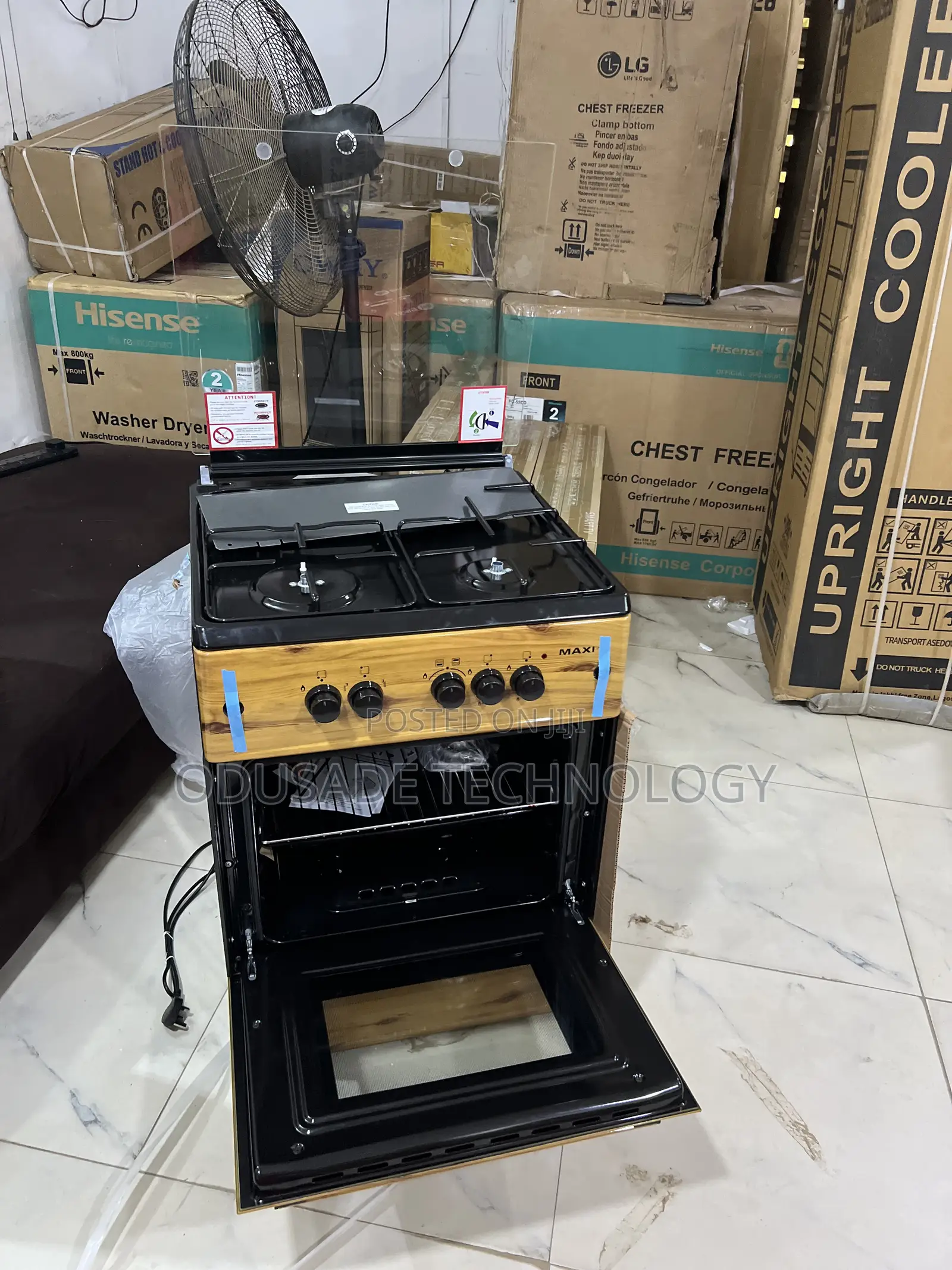 Maxi 60/60 3+1 Affordable Gas Cooker