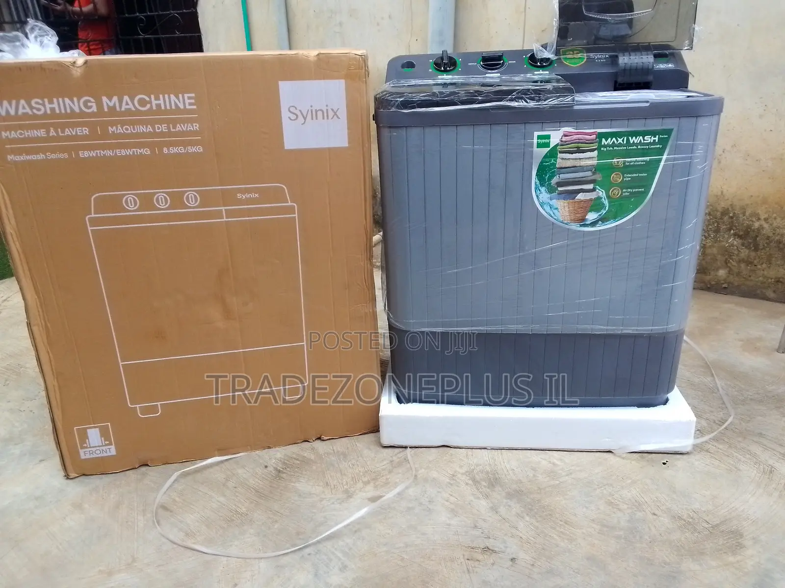 Synix 8kg Semi Automatic Twin Tub Washer