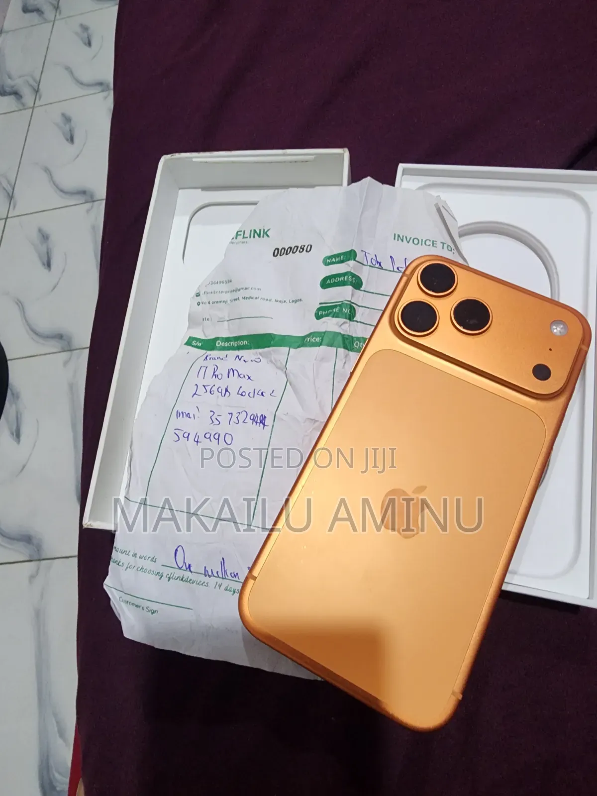 Apple iPhone 17 Pro Max 256 GB Orange