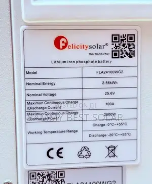 FELICITY 2.5kwh 24v Lithium Ion Battery Available Now.