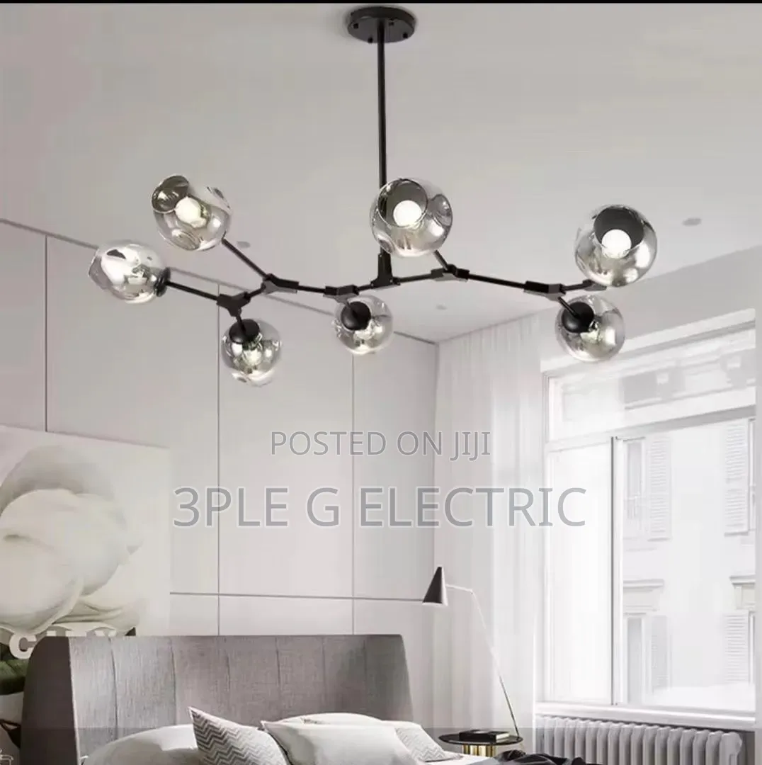 By 7 Glass Indoor Chanderlier