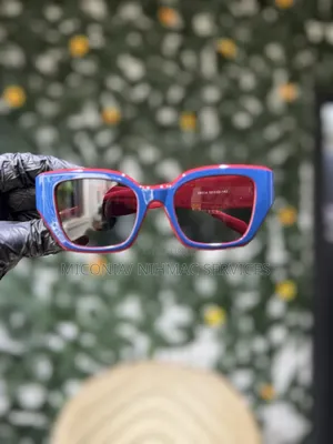 Blue-Red Two Tone Eyeglasses