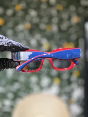 Blue-Red Two Tone Eyeglasses