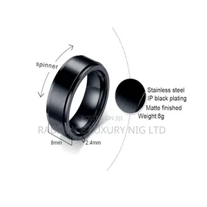 Titanium Stainless Steel Spinner Ring