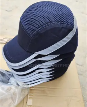 Bump Cap Safety Baseball Cap With Reflective Stripe