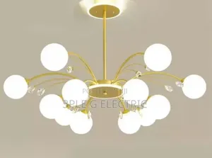 Black and Gold Body Chanderlier Light