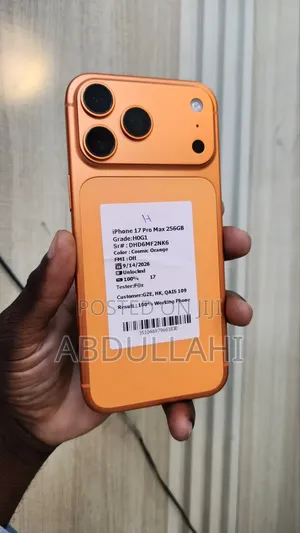 New Apple iPhone 17 Pro Max 256 GB Orange