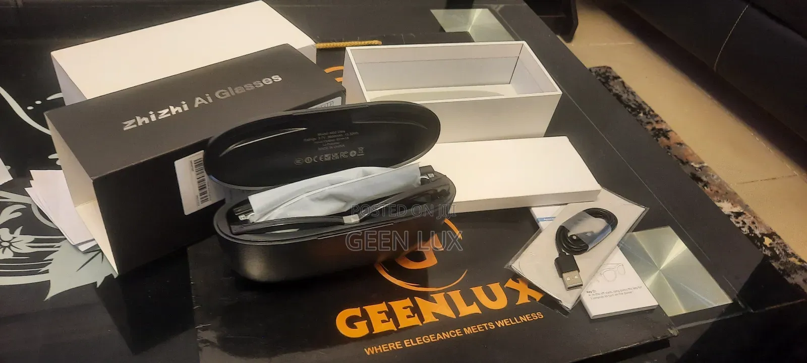 Ai Smart Glasses With Charging Case