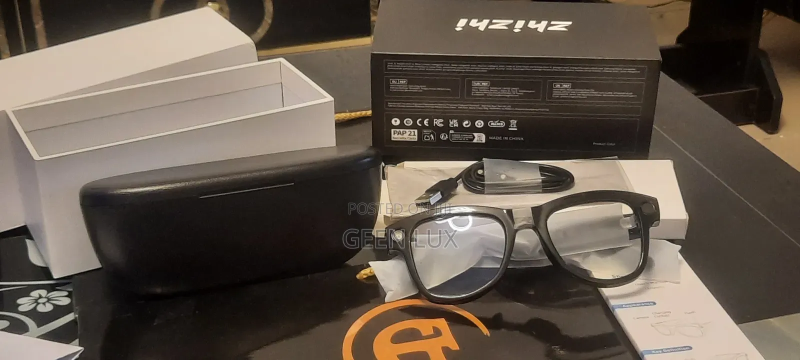 Ai Smart Glasses With Charging Case