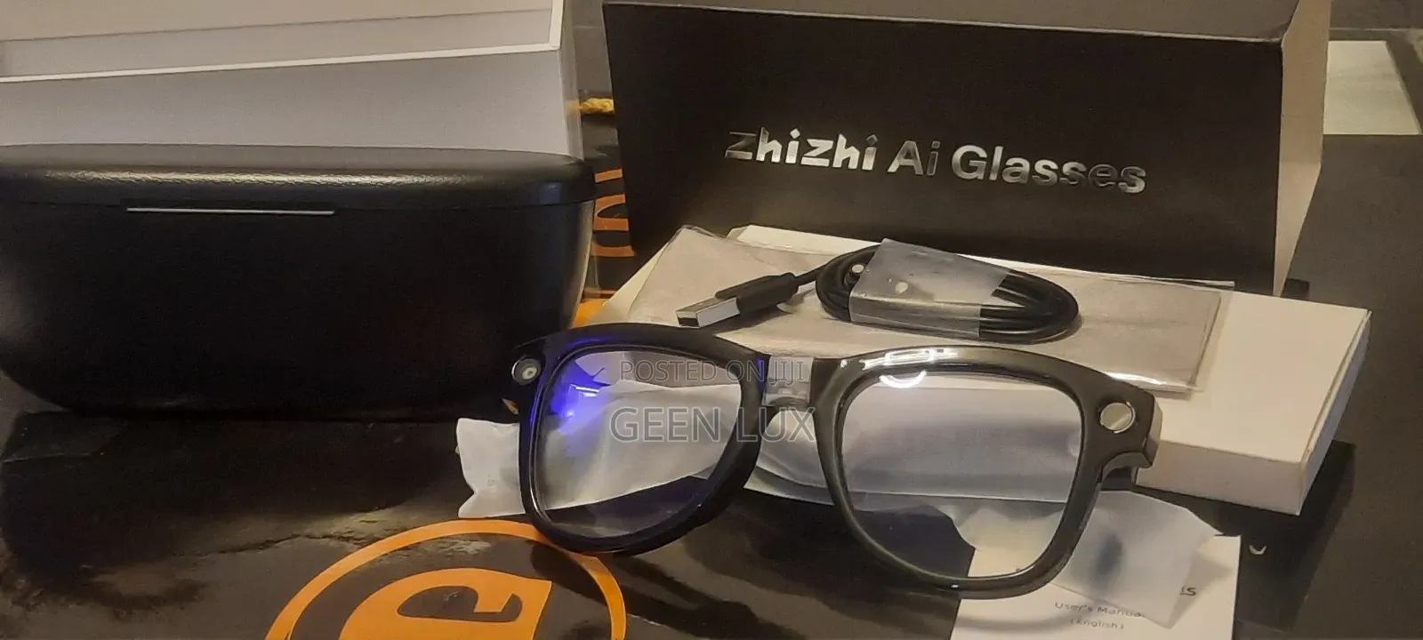 Ai Smart Glasses With Charging Case