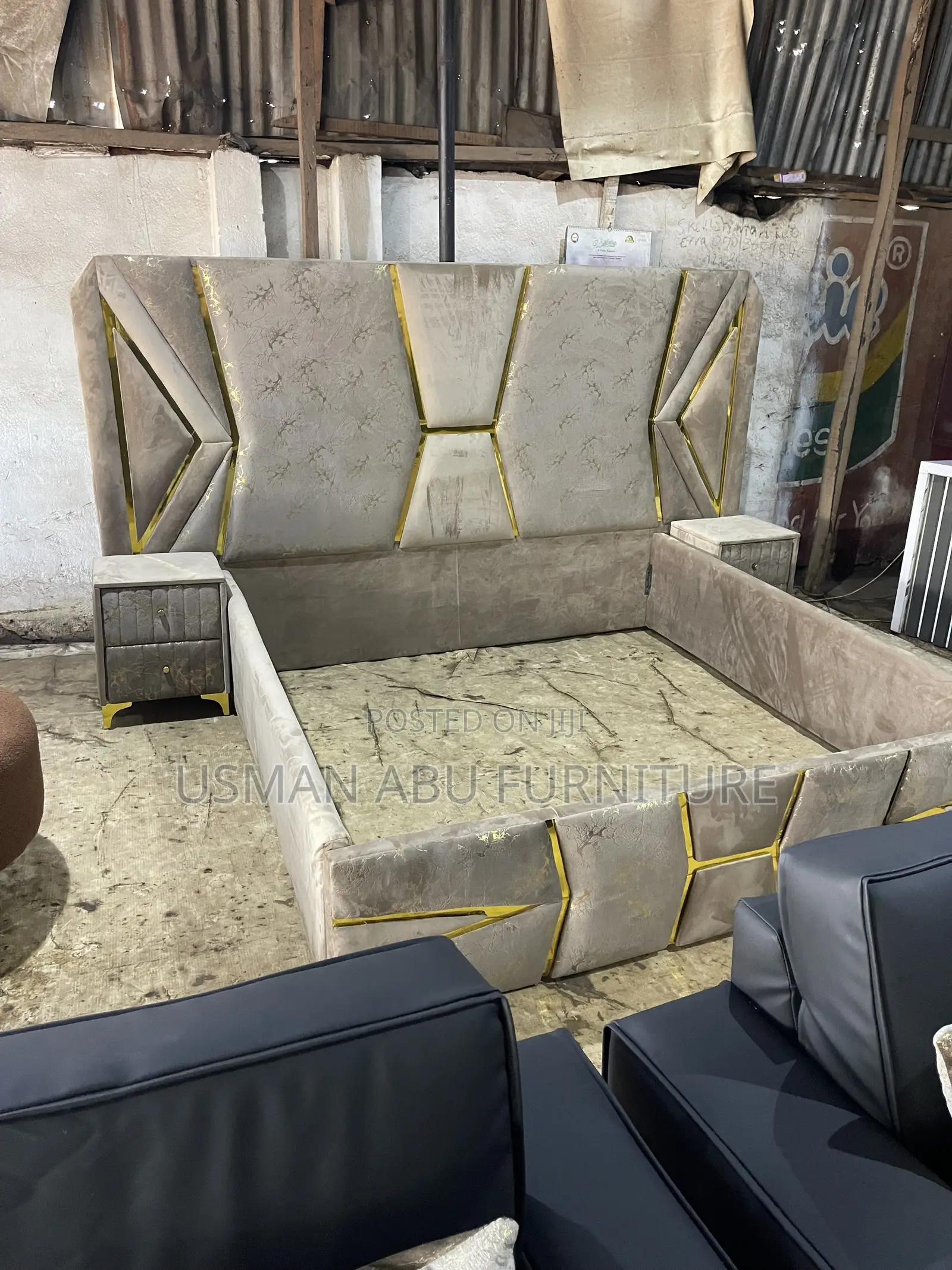 A Six by Six Pardded Bed