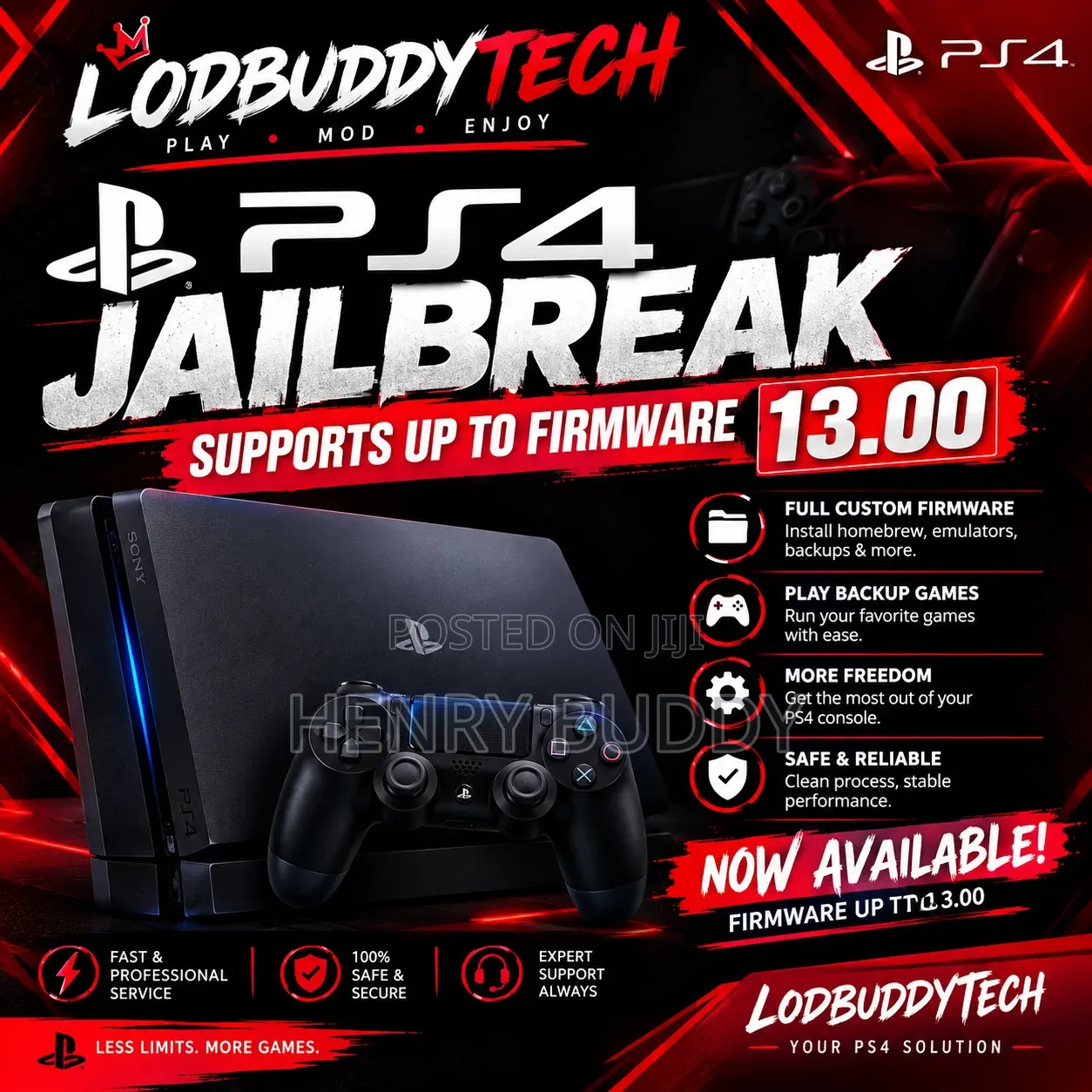 Ps4 Console Jailbreak Blu-Ray Disk