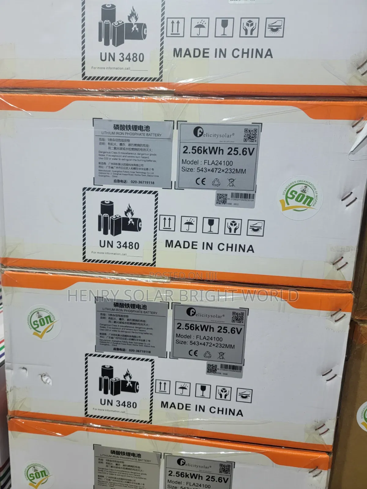 Felicity 2.5kw34v Lithium Battery