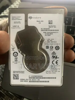 1TB Seagate Hard Disk Drive