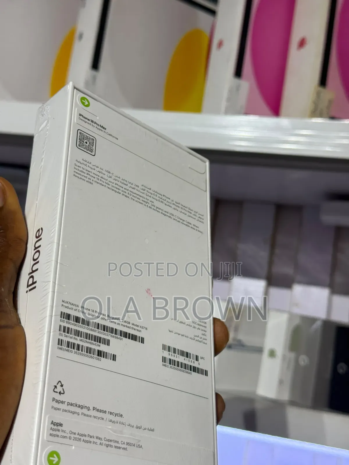 New Apple iPhone 18 Pro Max 256 GB