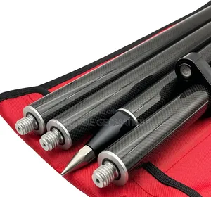Foldable Survey Pole, 4-Section Pole for GPS GNSS RTK