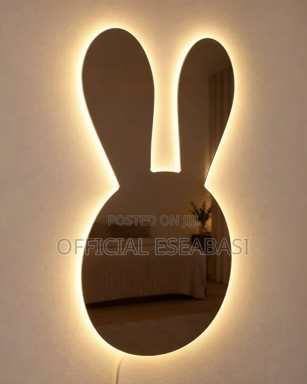Bunny LED Backlit Wall Mirror | Modern Decorative Mirror
