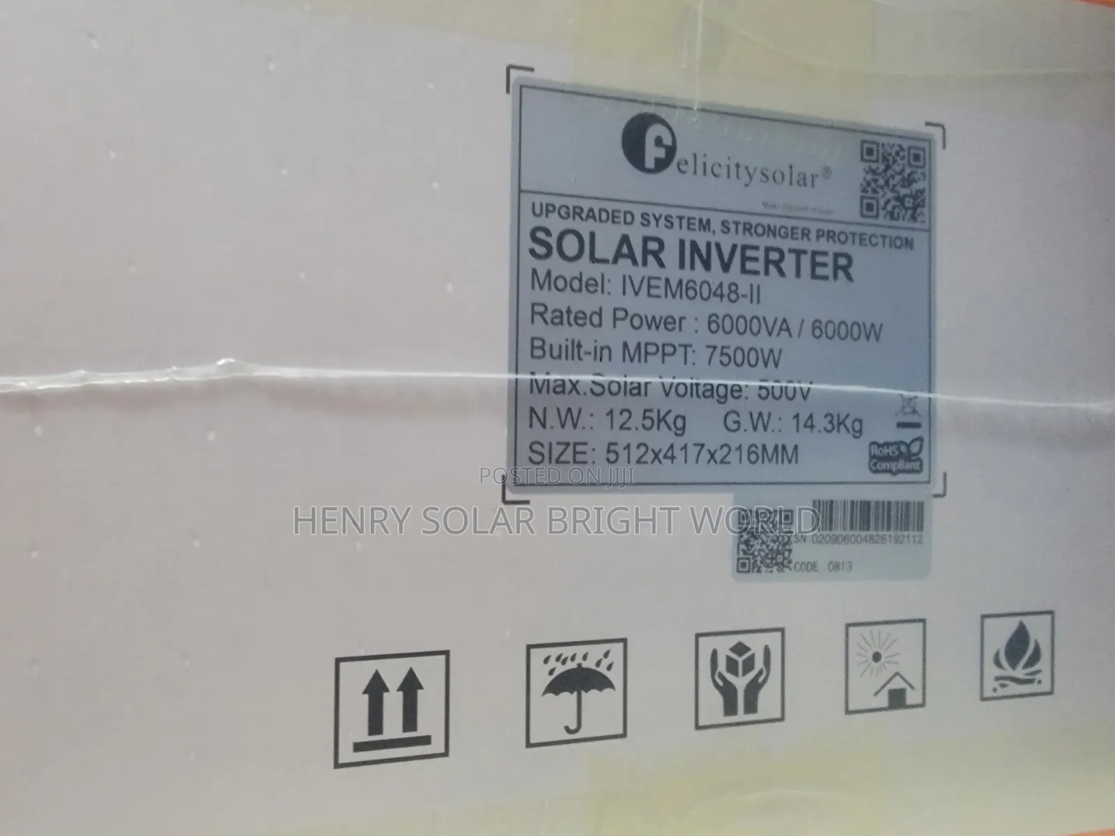 Felicity 6kva 48v Hibrid Inverter