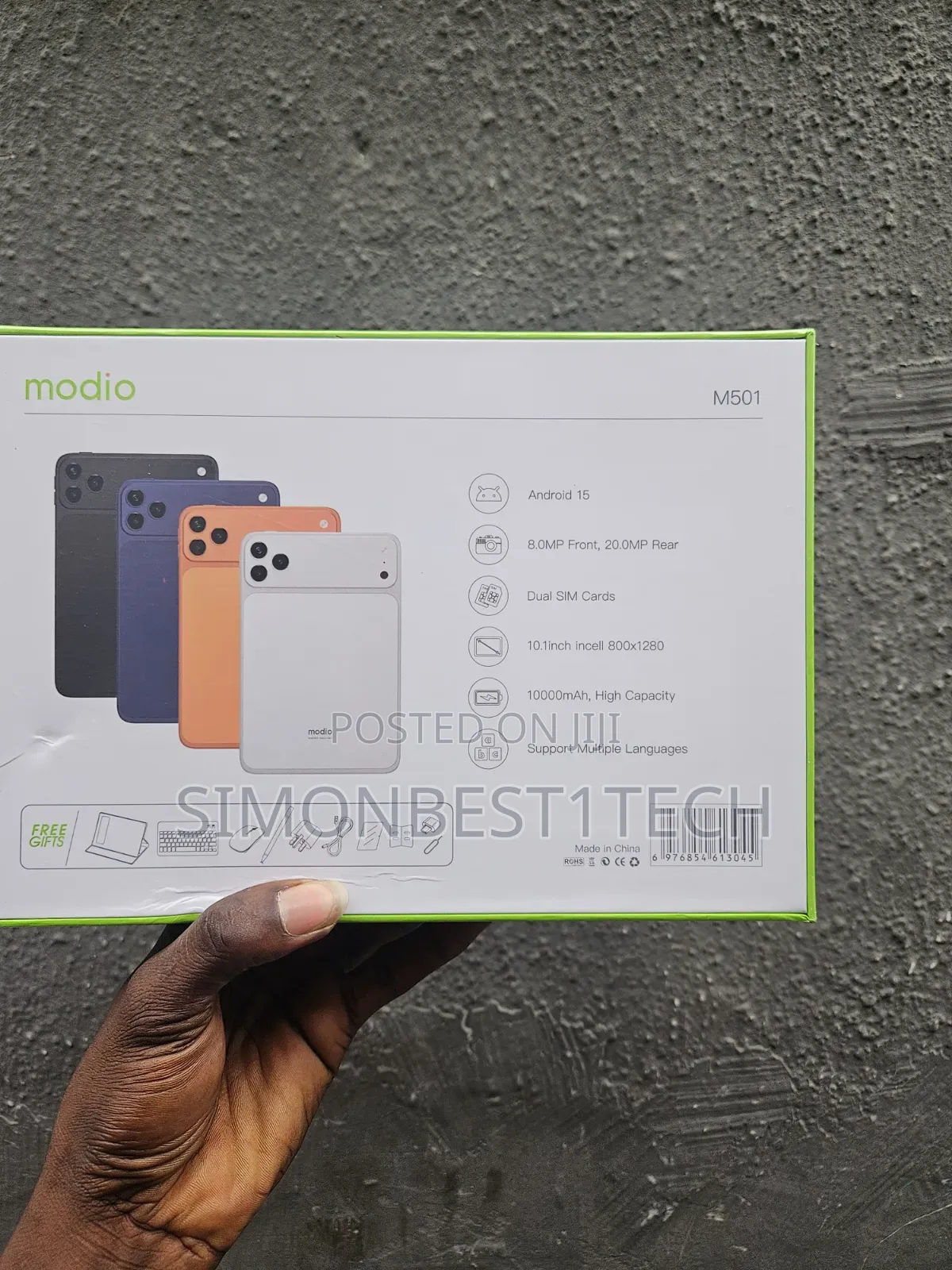 New Modio M1 1 TB Silver