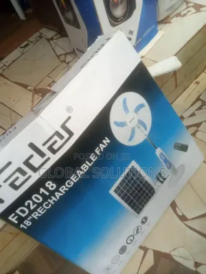 Fadar 18" Rechargeable Solar Fan