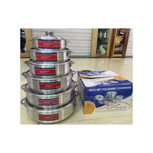 6pcs Set Polishing Cookware / Tornado Aluminium Cookware Set.