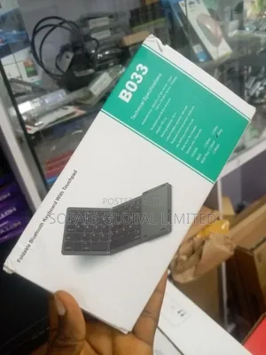 Foldable Bluetooth Keyboard With With Touchpad B033