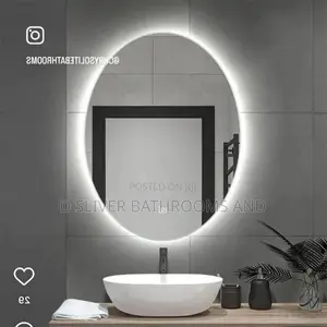 Standard Round LED Smart Wall Mirror With Touch Sensor