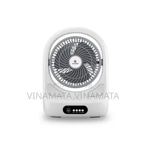 Rechargeable Solar Fan With Speaker