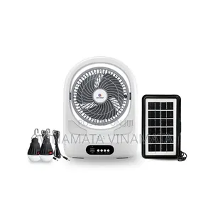 Rechargeable Solar Fan With Speaker