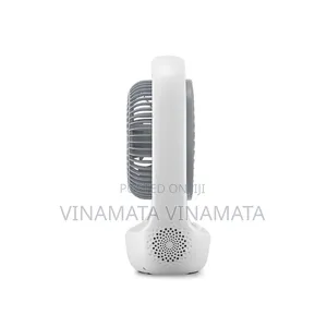 Rechargeable Solar Fan With Speaker