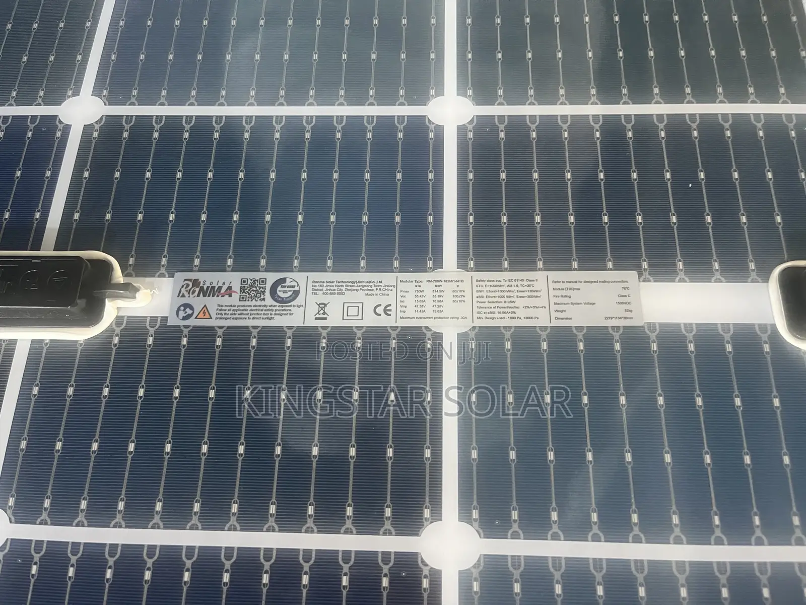 735w Bifacial Solar Panels