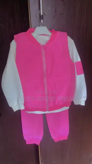 3 Pieces Jacket and Joggers With Long-Sleeved Top