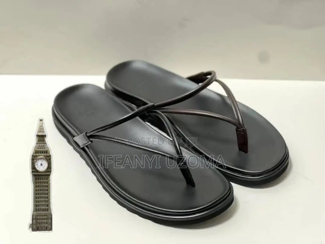 Classic Leather Men Slippers