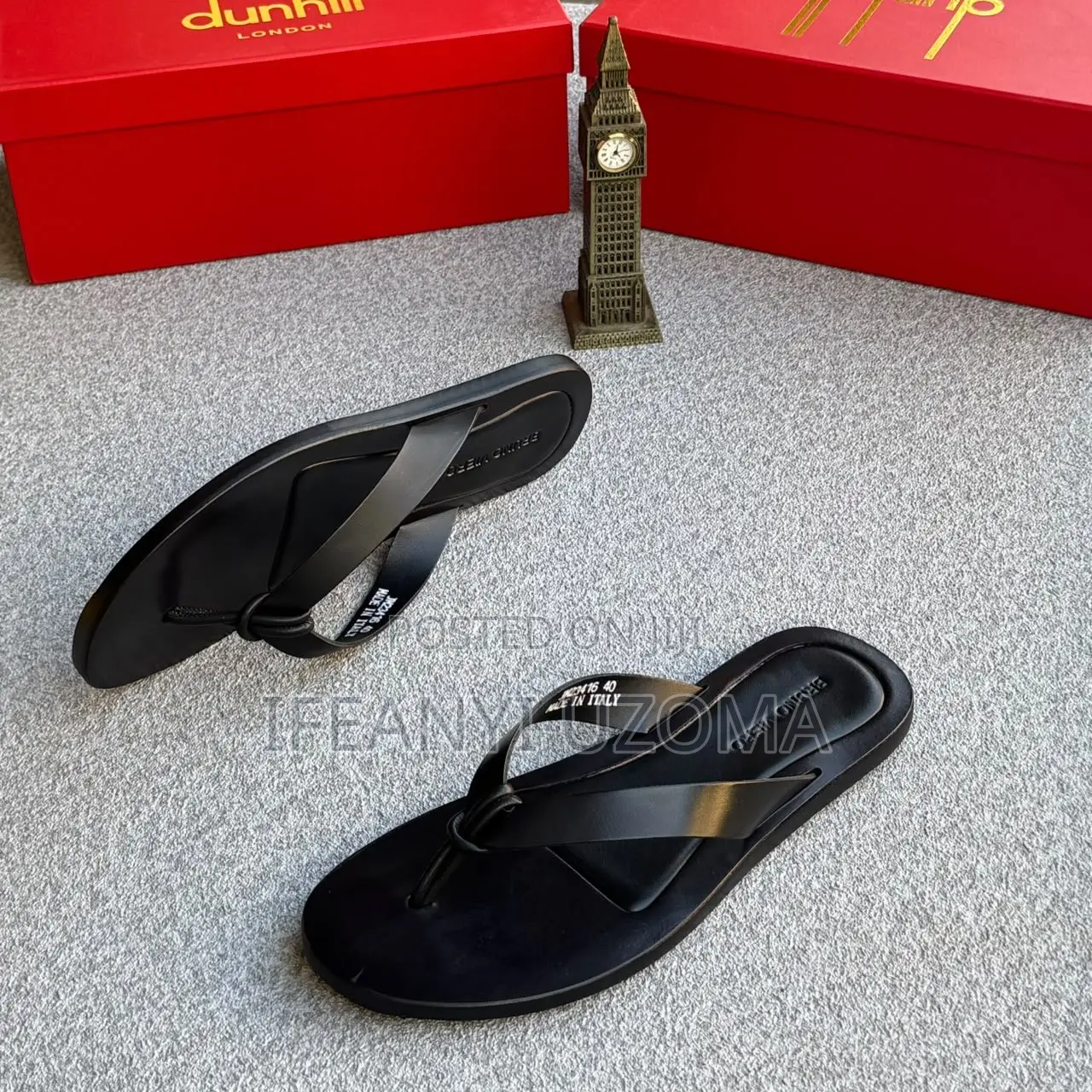 Classic Leather Men Slippers