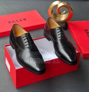 Bally Leather Black Shoes
