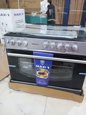 Maxi Commercial/Home Standing Gas Cooker 60x90cm 4+2 With Oven