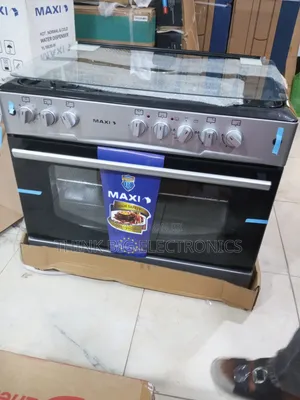 Maxi 60x90 Cm 4-Gas 2-Electric Burner Standing Cooker and Oven