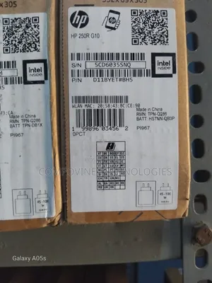 New Laptop HP 250 G10 8GB Intel Core 5 SSD 512GB